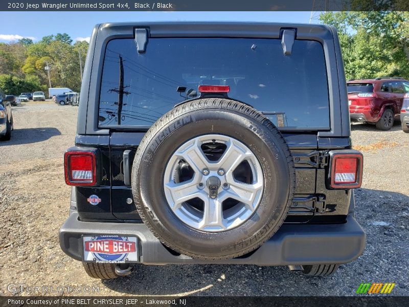 Black / Black 2020 Jeep Wrangler Unlimited Sport 4x4