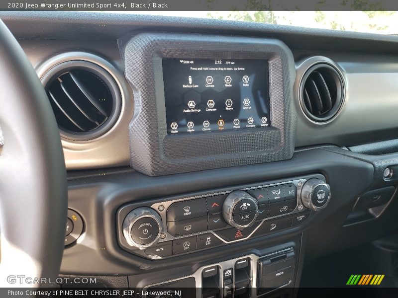 Black / Black 2020 Jeep Wrangler Unlimited Sport 4x4