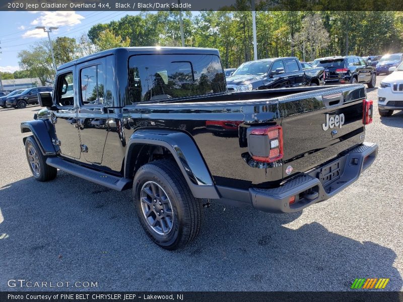 Black / Black/Dark Saddle 2020 Jeep Gladiator Overland 4x4