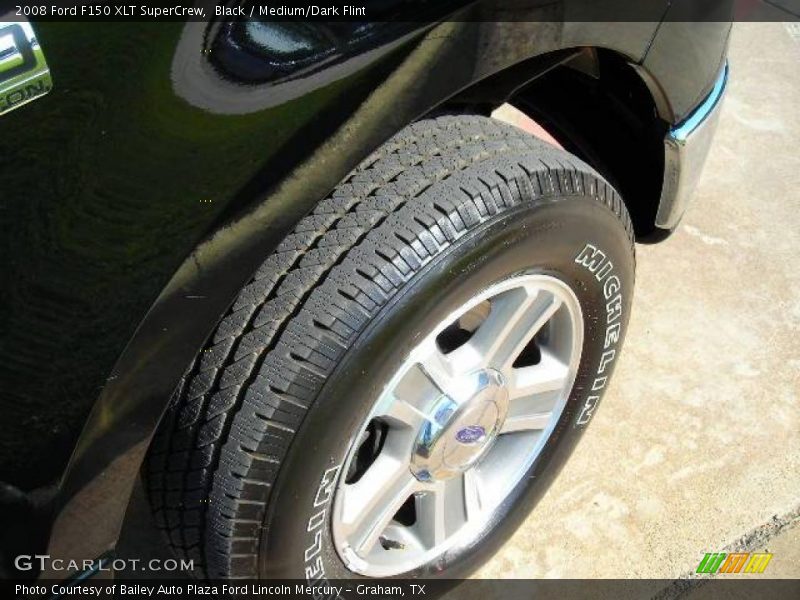 Black / Medium/Dark Flint 2008 Ford F150 XLT SuperCrew