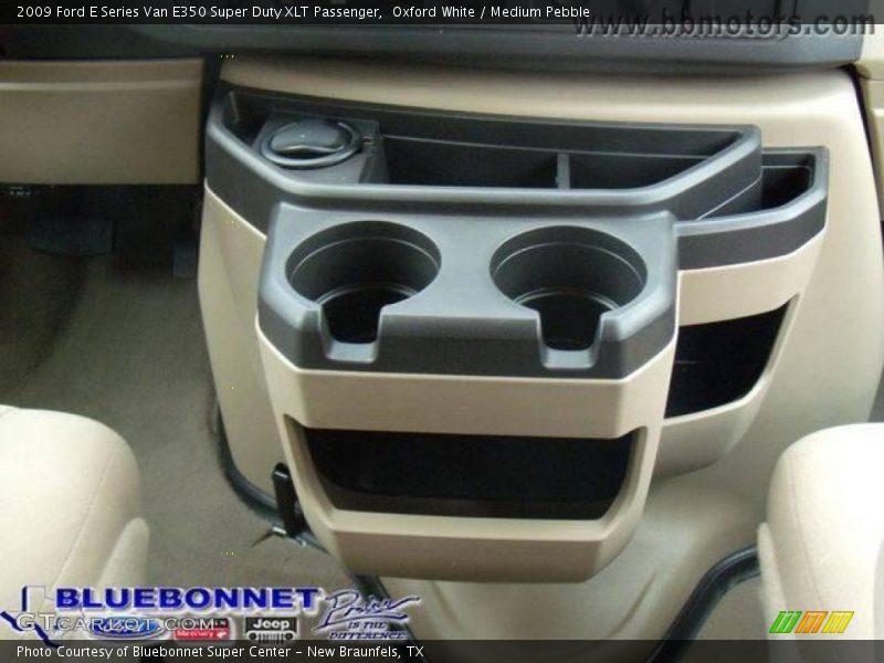 Oxford White / Medium Pebble 2009 Ford E Series Van E350 Super Duty XLT Passenger