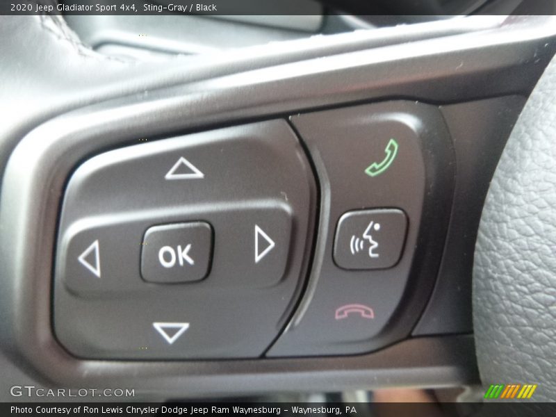 Sting-Gray / Black 2020 Jeep Gladiator Sport 4x4