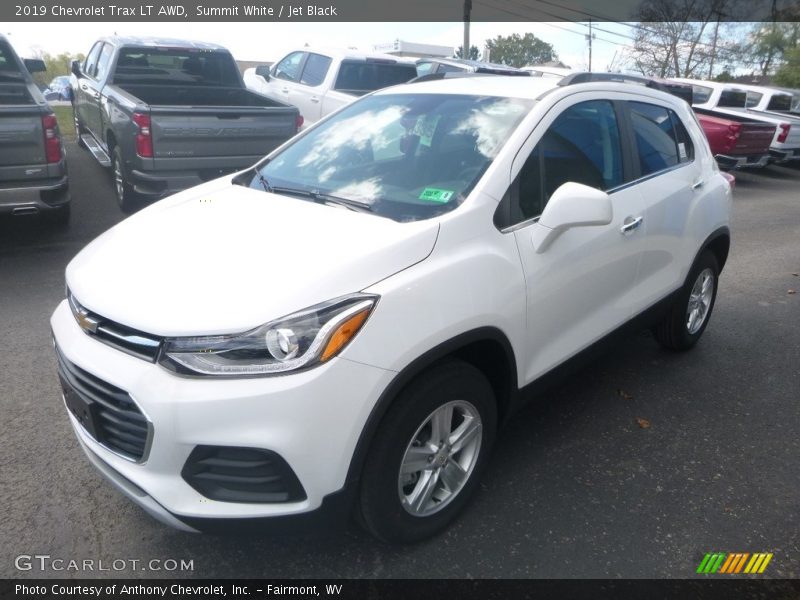 Summit White / Jet Black 2019 Chevrolet Trax LT AWD