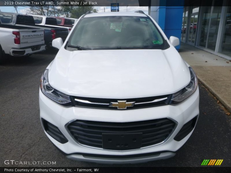 Summit White / Jet Black 2019 Chevrolet Trax LT AWD
