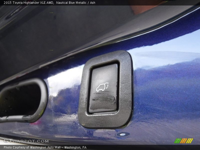 Nautical Blue Metallic / Ash 2015 Toyota Highlander XLE AWD