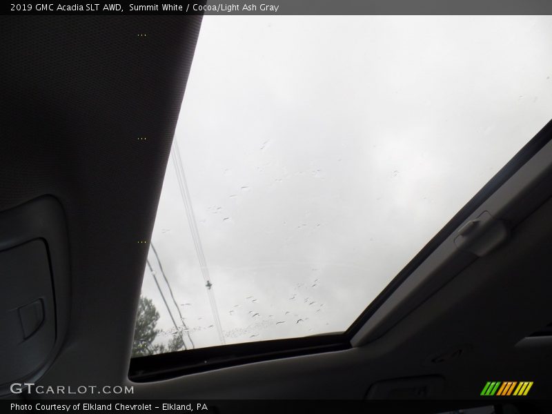 Summit White / Cocoa/Light Ash Gray 2019 GMC Acadia SLT AWD
