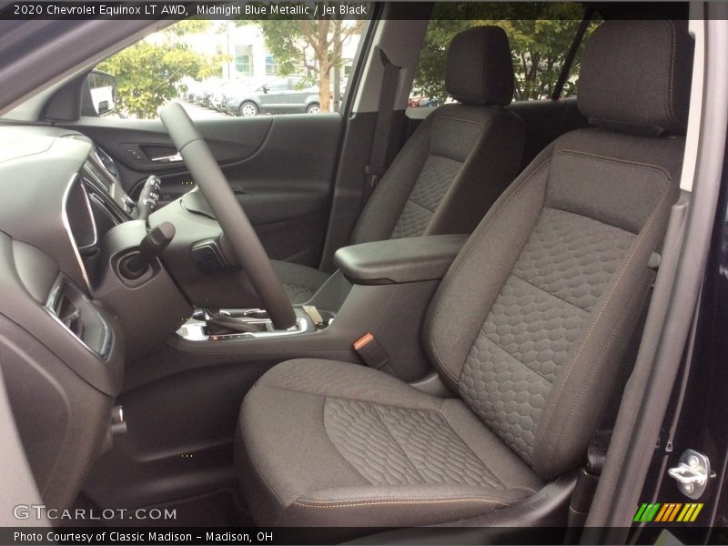 Midnight Blue Metallic / Jet Black 2020 Chevrolet Equinox LT AWD