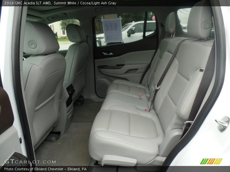 Summit White / Cocoa/Light Ash Gray 2019 GMC Acadia SLT AWD