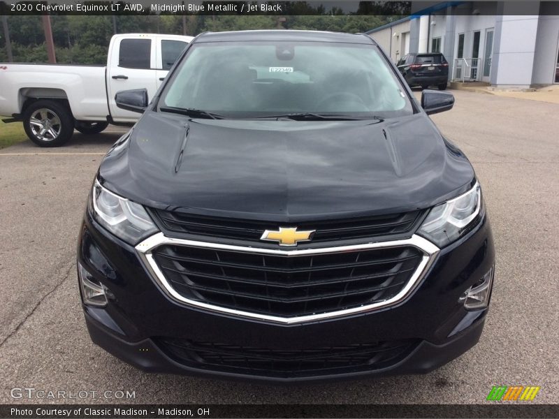 Midnight Blue Metallic / Jet Black 2020 Chevrolet Equinox LT AWD