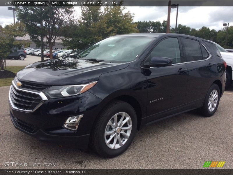 Midnight Blue Metallic / Jet Black 2020 Chevrolet Equinox LT AWD