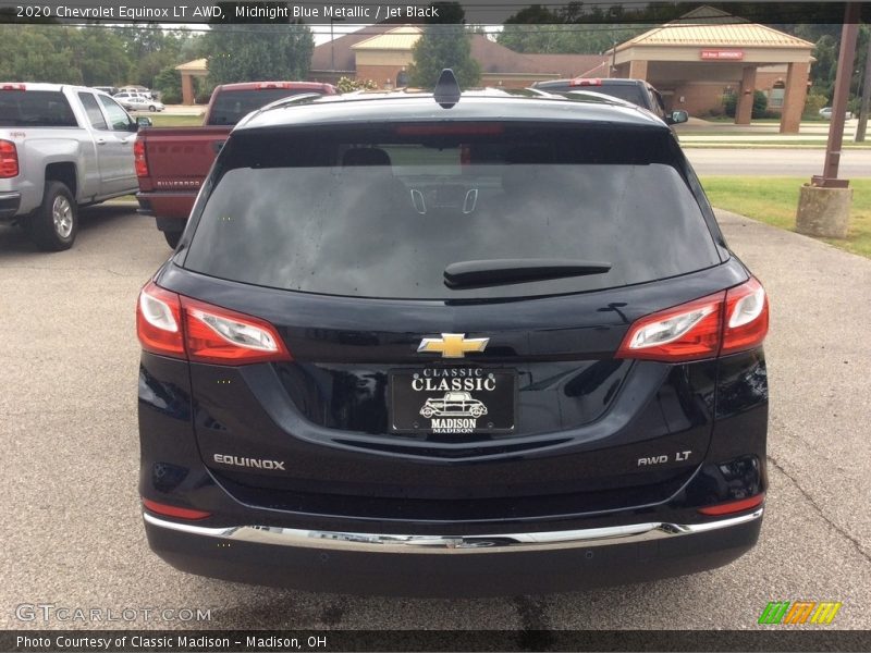 Midnight Blue Metallic / Jet Black 2020 Chevrolet Equinox LT AWD