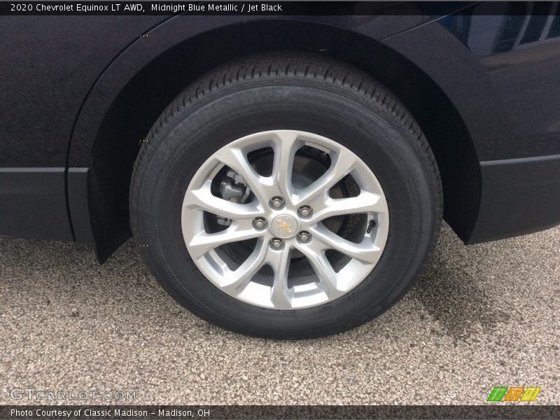 Midnight Blue Metallic / Jet Black 2020 Chevrolet Equinox LT AWD
