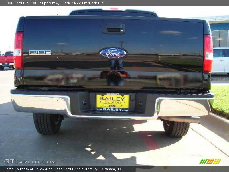 Black / Medium/Dark Flint 2008 Ford F150 XLT SuperCrew