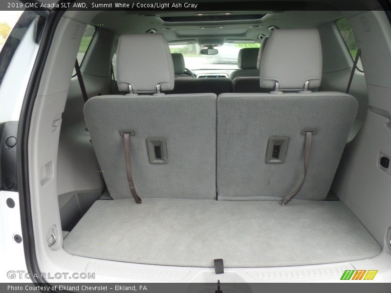 Summit White / Cocoa/Light Ash Gray 2019 GMC Acadia SLT AWD