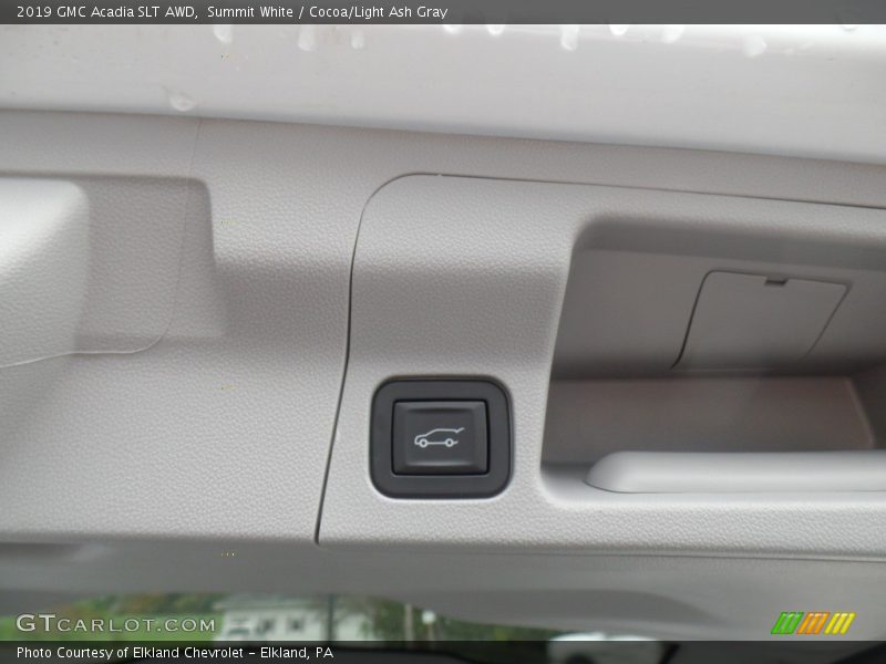 Summit White / Cocoa/Light Ash Gray 2019 GMC Acadia SLT AWD