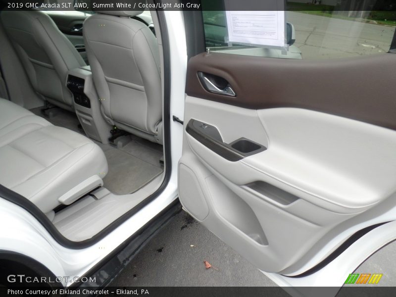 Summit White / Cocoa/Light Ash Gray 2019 GMC Acadia SLT AWD