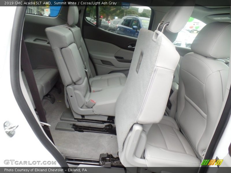 Summit White / Cocoa/Light Ash Gray 2019 GMC Acadia SLT AWD