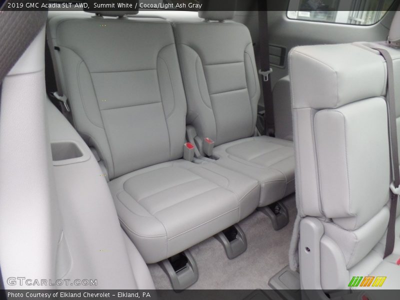 Summit White / Cocoa/Light Ash Gray 2019 GMC Acadia SLT AWD