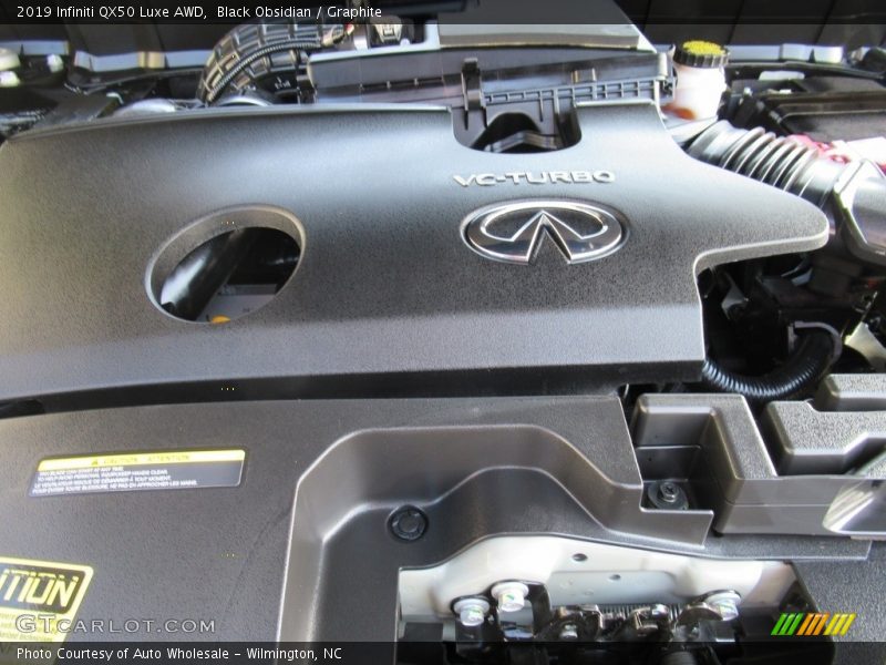 Black Obsidian / Graphite 2019 Infiniti QX50 Luxe AWD