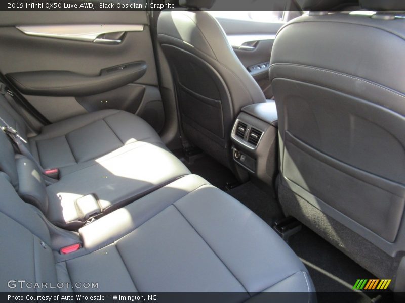 Black Obsidian / Graphite 2019 Infiniti QX50 Luxe AWD