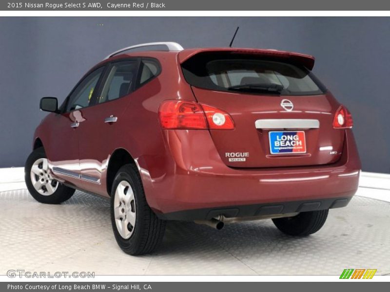 Cayenne Red / Black 2015 Nissan Rogue Select S AWD