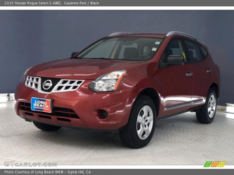 Cayenne Red / Black 2015 Nissan Rogue Select S AWD
