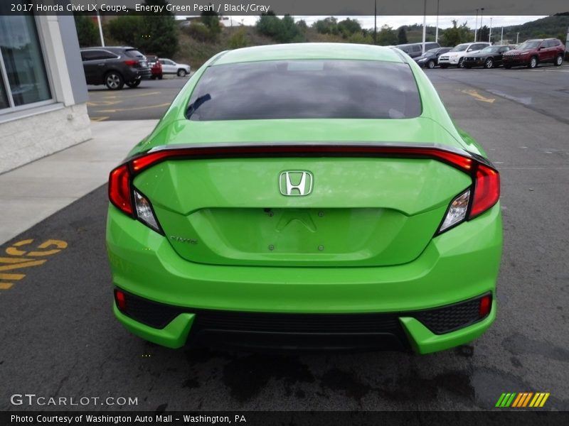 Energy Green Pearl / Black/Gray 2017 Honda Civic LX Coupe