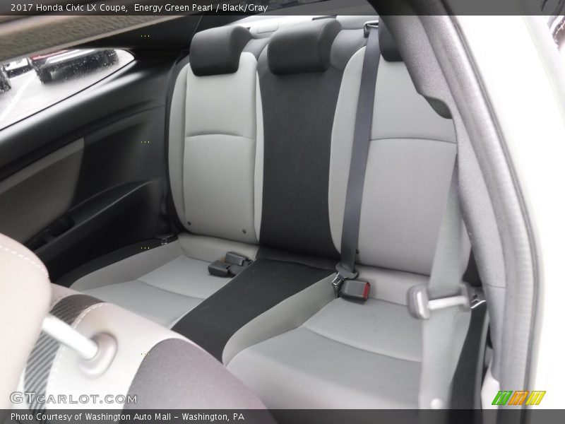 Energy Green Pearl / Black/Gray 2017 Honda Civic LX Coupe