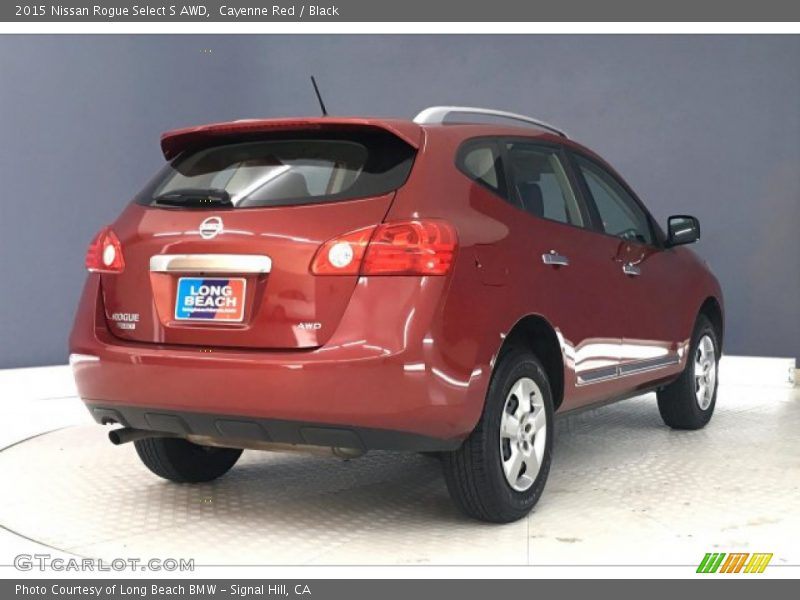 Cayenne Red / Black 2015 Nissan Rogue Select S AWD