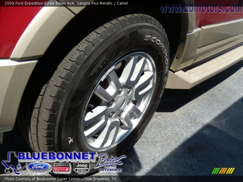 Sangria Red Metallic / Camel 2009 Ford Expedition Eddie Bauer 4x4