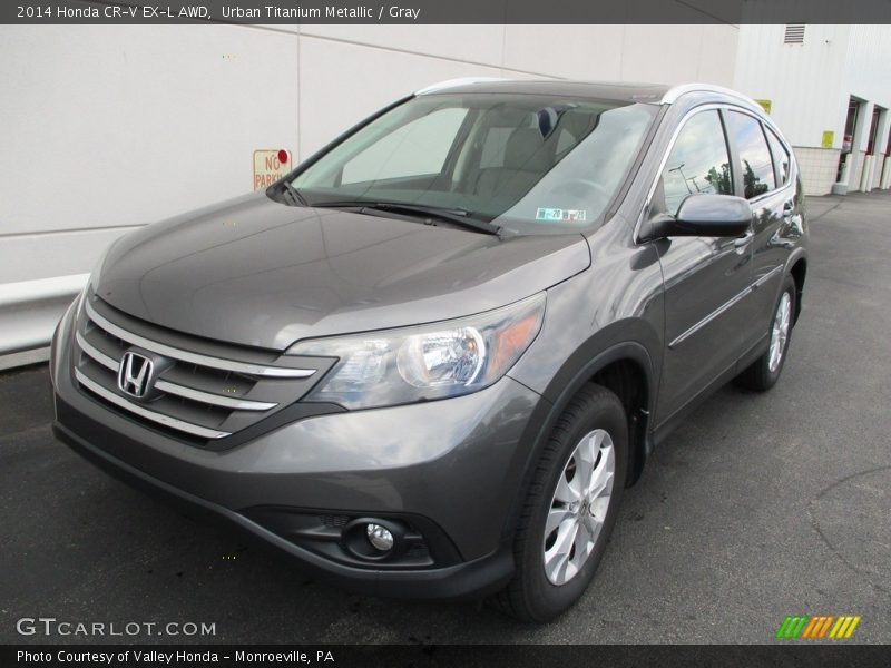 Urban Titanium Metallic / Gray 2014 Honda CR-V EX-L AWD