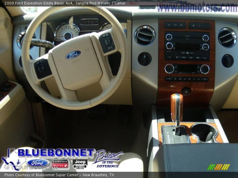 Sangria Red Metallic / Camel 2009 Ford Expedition Eddie Bauer 4x4