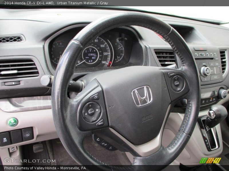 Urban Titanium Metallic / Gray 2014 Honda CR-V EX-L AWD