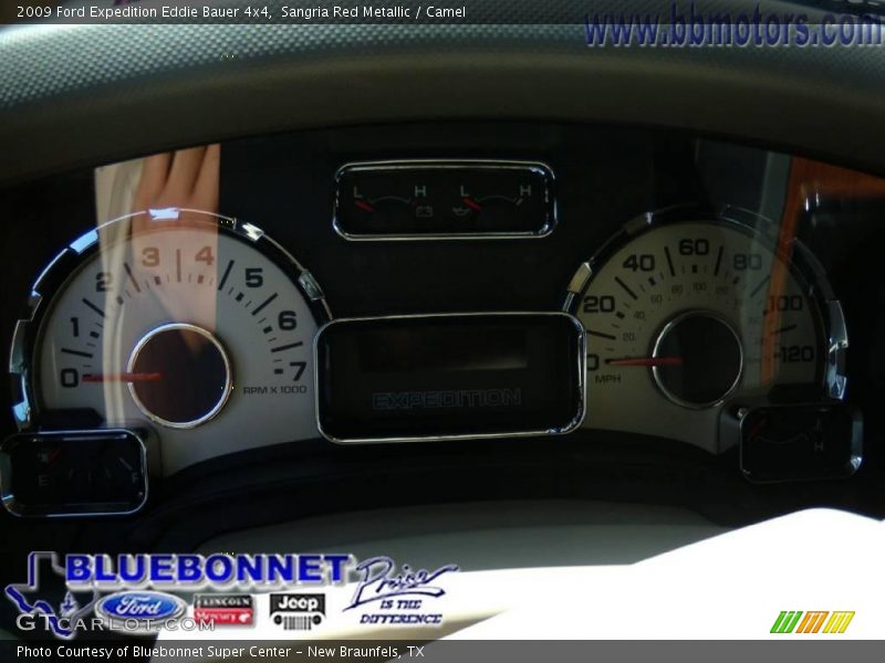 Sangria Red Metallic / Camel 2009 Ford Expedition Eddie Bauer 4x4