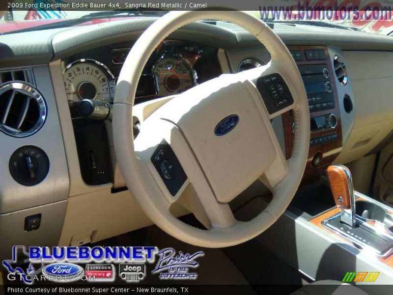 Sangria Red Metallic / Camel 2009 Ford Expedition Eddie Bauer 4x4