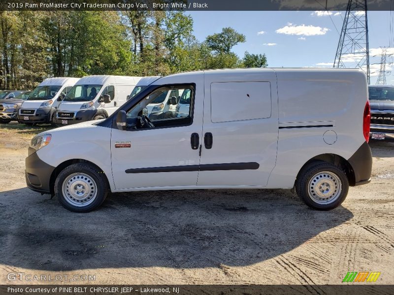Bright White / Black 2019 Ram ProMaster City Tradesman Cargo Van