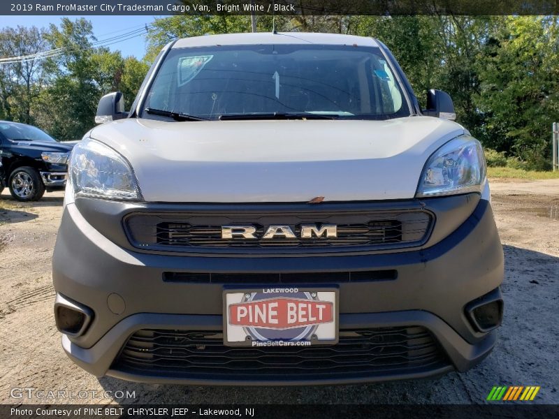 Bright White / Black 2019 Ram ProMaster City Tradesman Cargo Van