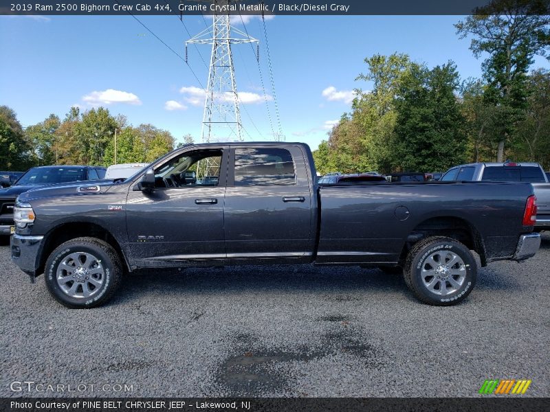 Granite Crystal Metallic / Black/Diesel Gray 2019 Ram 2500 Bighorn Crew Cab 4x4