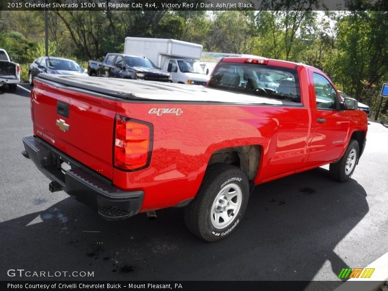 Victory Red / Dark Ash/Jet Black 2015 Chevrolet Silverado 1500 WT Regular Cab 4x4