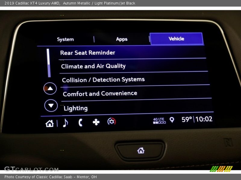 Autumn Metallic / Light Platinum/Jet Black 2019 Cadillac XT4 Luxury AWD