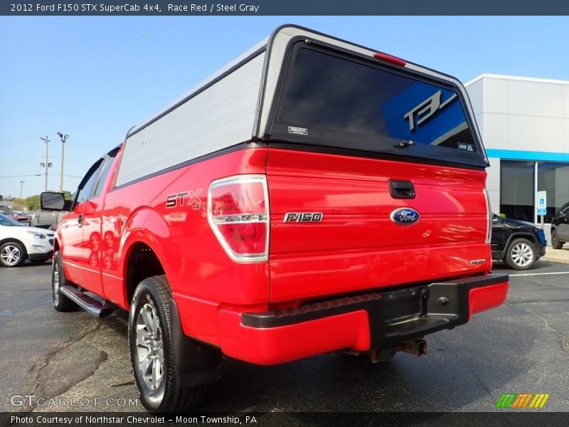 Race Red / Steel Gray 2012 Ford F150 STX SuperCab 4x4