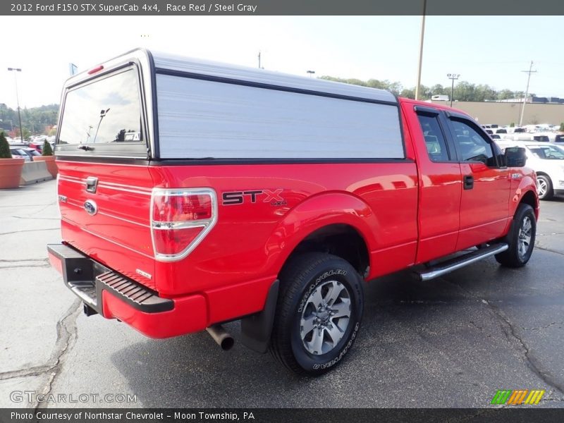 Race Red / Steel Gray 2012 Ford F150 STX SuperCab 4x4