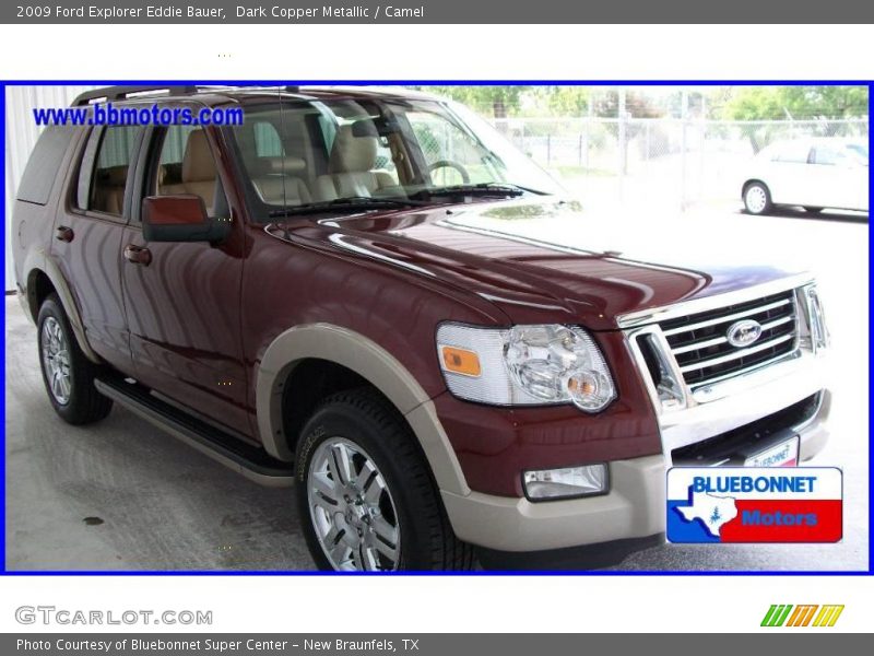 Dark Copper Metallic / Camel 2009 Ford Explorer Eddie Bauer