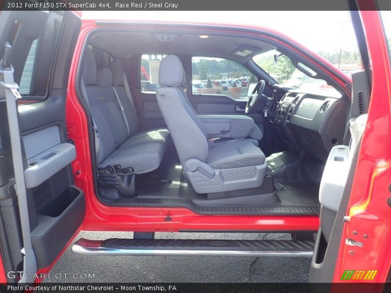 Race Red / Steel Gray 2012 Ford F150 STX SuperCab 4x4