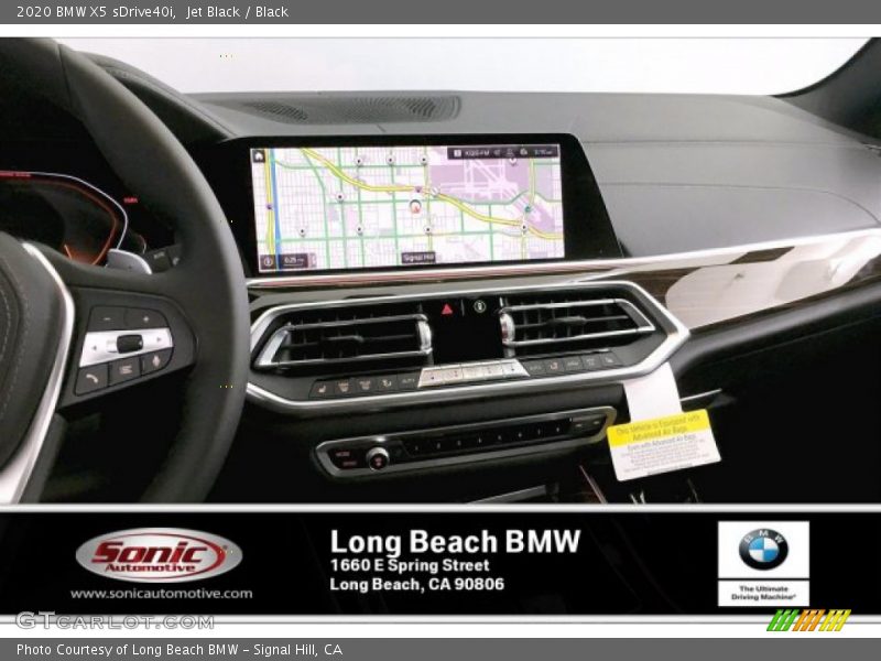 Jet Black / Black 2020 BMW X5 sDrive40i
