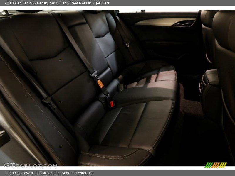 Satin Steel Metallic / Jet Black 2018 Cadillac ATS Luxury AWD