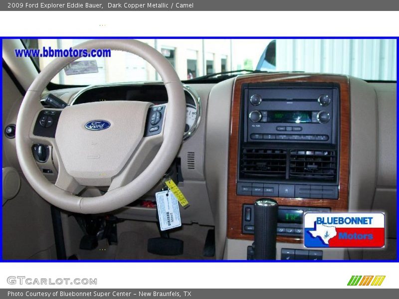 Dark Copper Metallic / Camel 2009 Ford Explorer Eddie Bauer