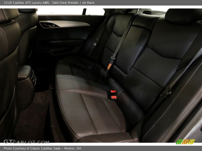 Satin Steel Metallic / Jet Black 2018 Cadillac ATS Luxury AWD