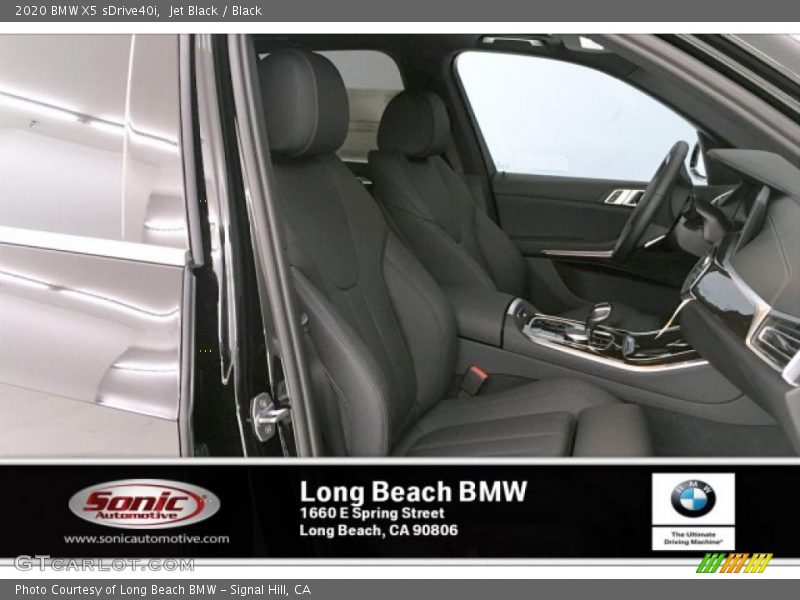 Jet Black / Black 2020 BMW X5 sDrive40i