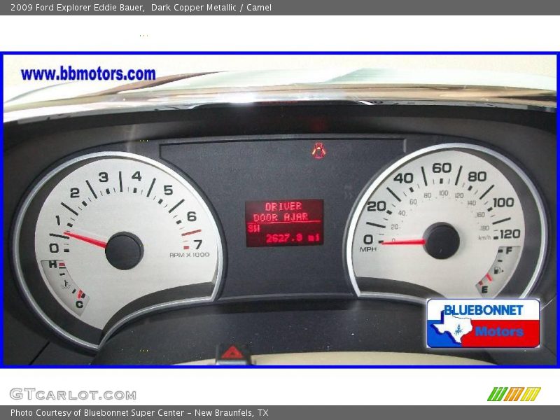 Dark Copper Metallic / Camel 2009 Ford Explorer Eddie Bauer